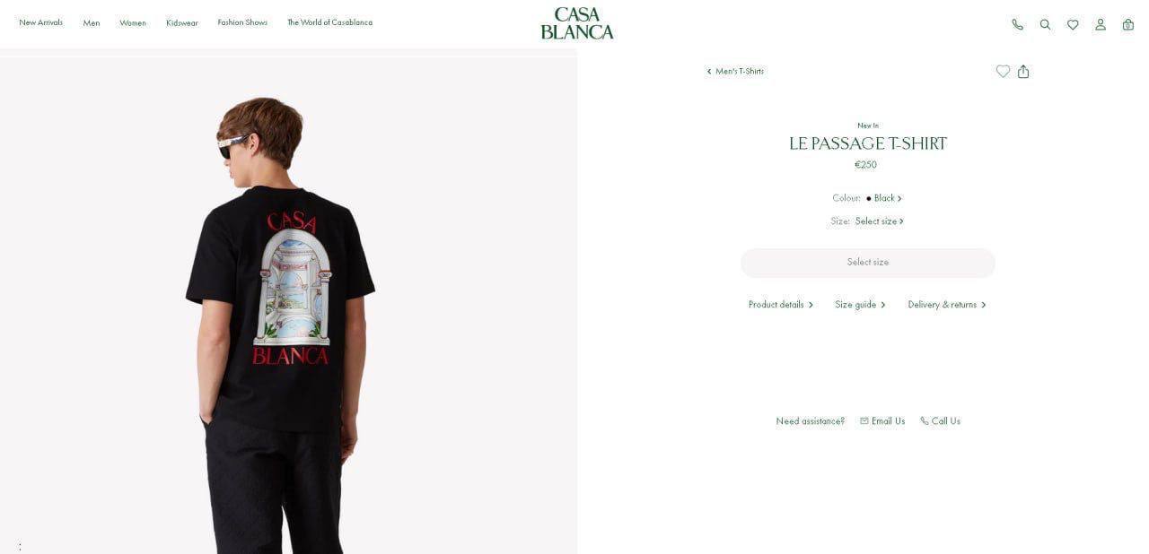 Restack Casblanca tees sa2108