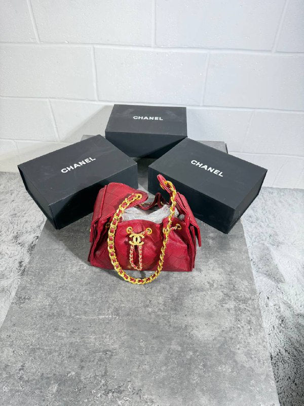 Channel bag 1708 Leather material  Super clon