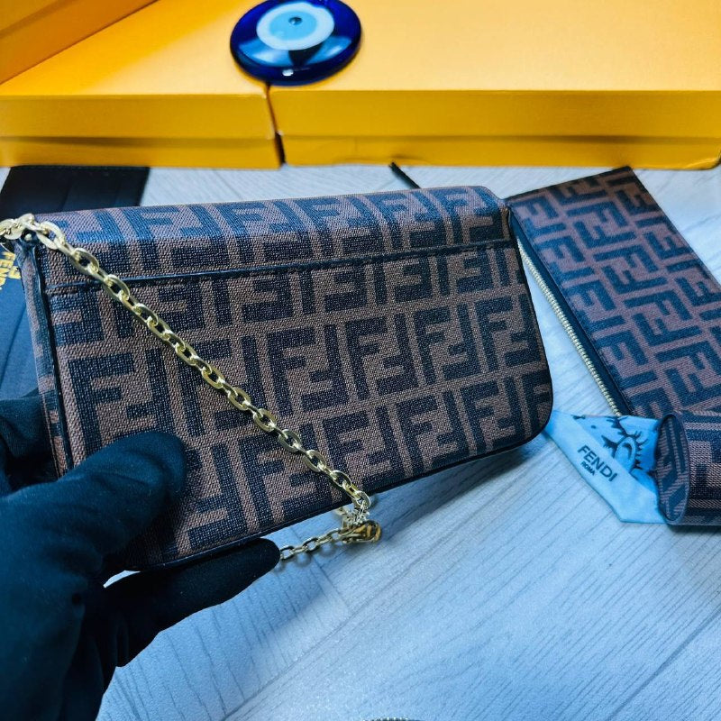 FENDI PURSE  SET BOX END PEPPER WORK AVAILABLE to0901