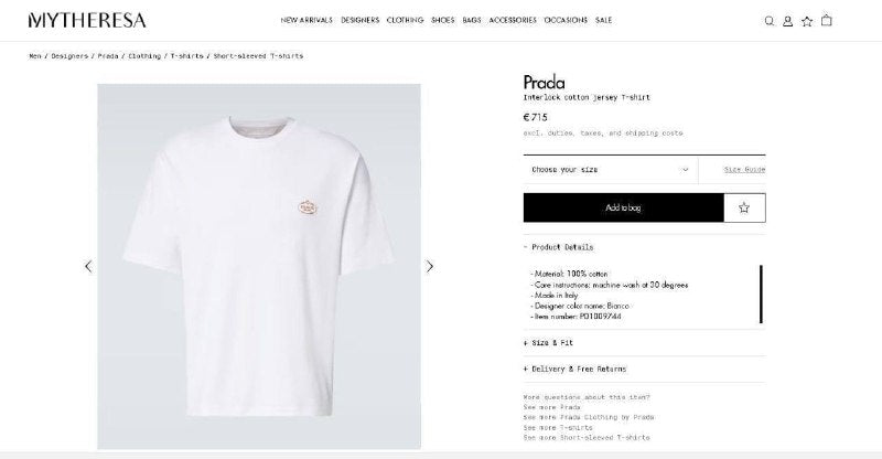 Prad tees on sale sa2408