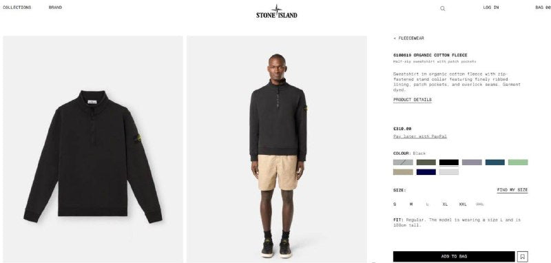 Ston half zip jumper na2408