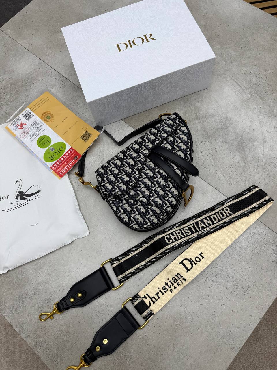SUPER CLON DIO BAG COME WITH BOX ETC am1808