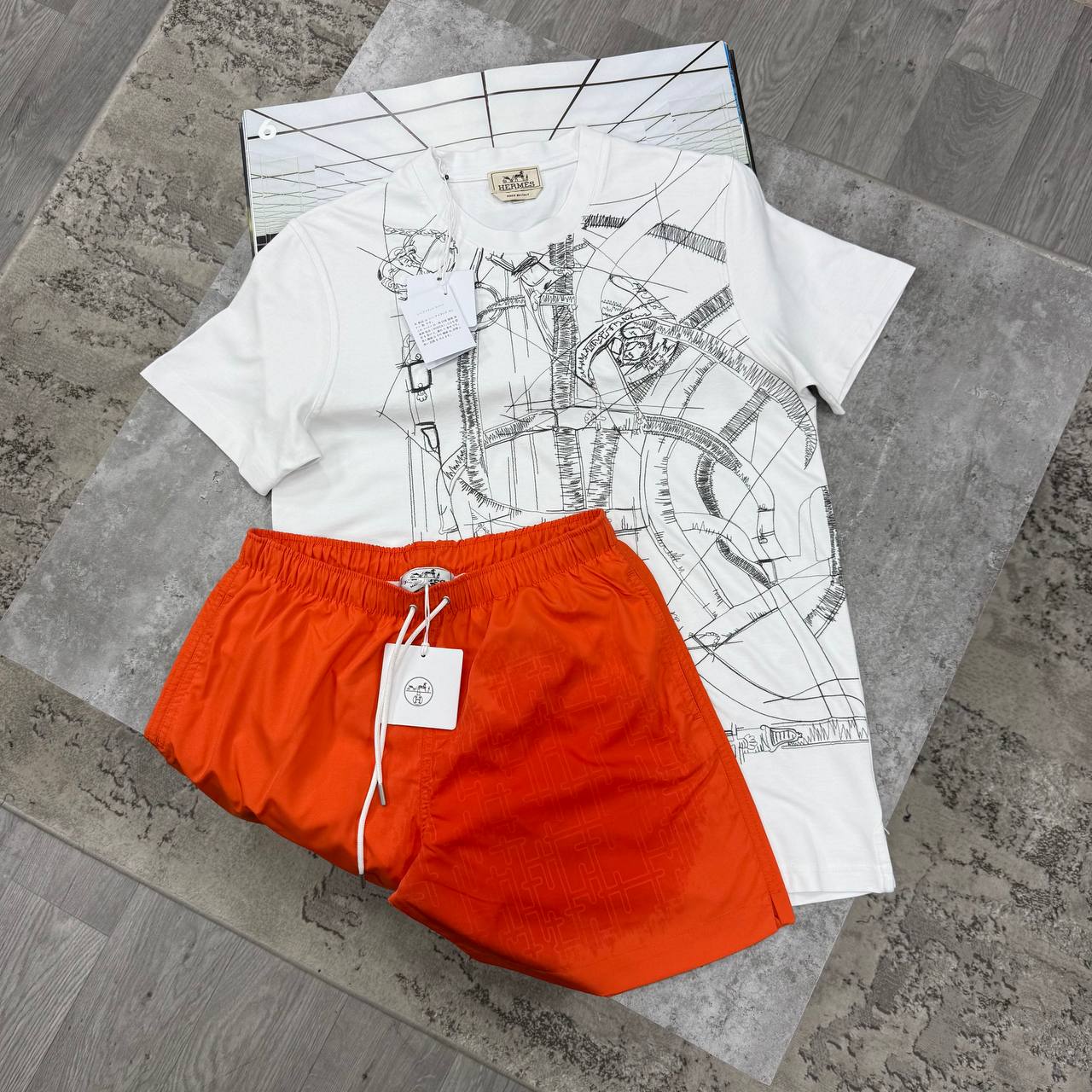 SUPER CLON HERME SHORTSET jay3006