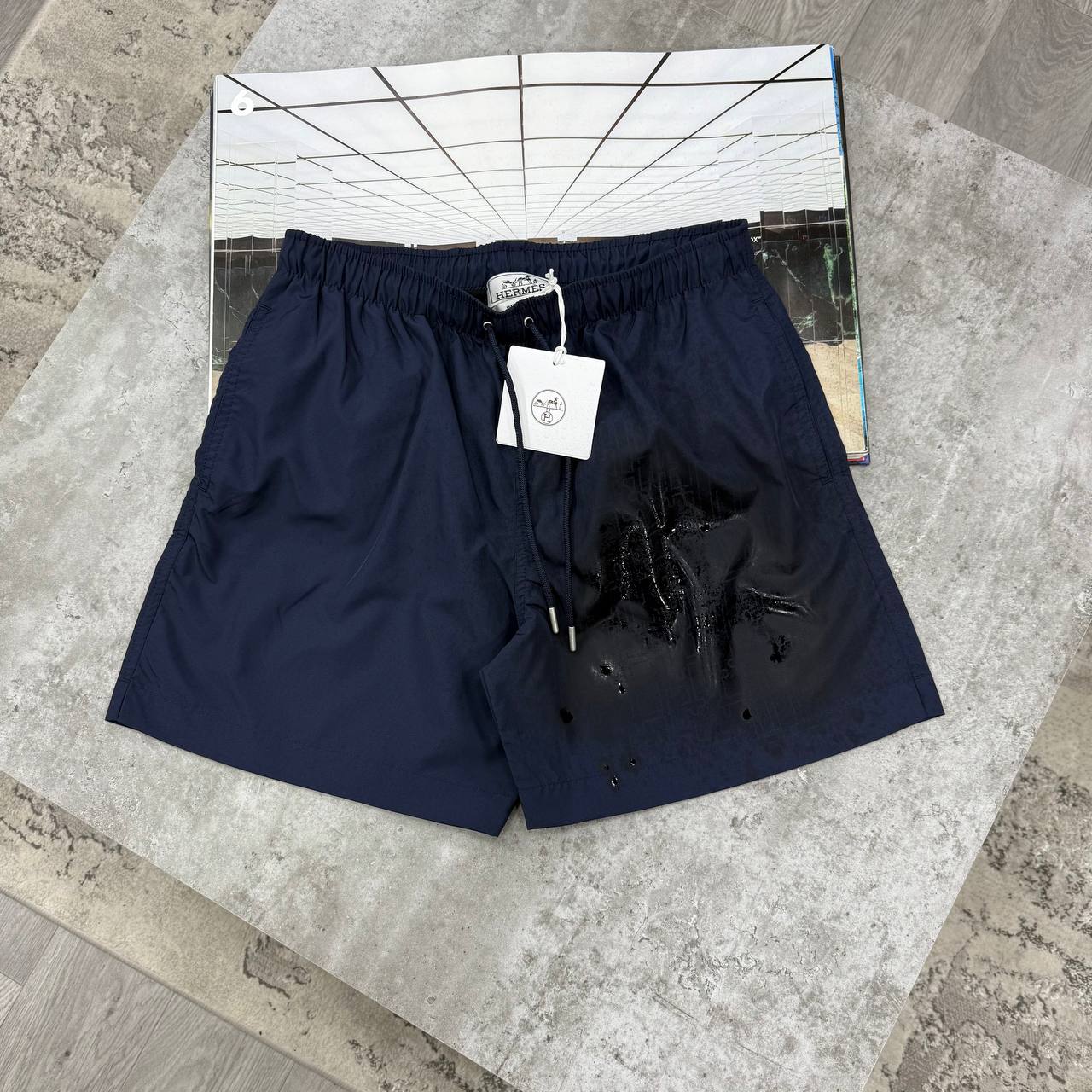 SUPER CLON HERM SWIM SHORTS 💦WATER EFFECT jay3006