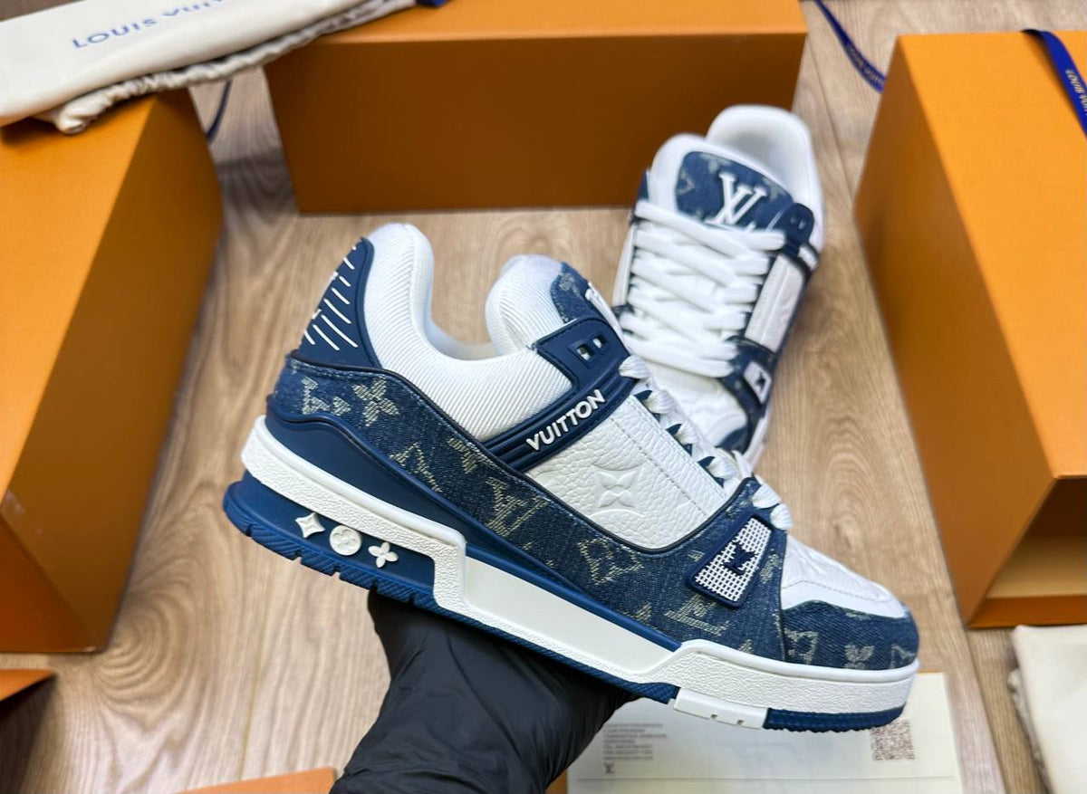 SUPERCLON QUALITY LV TRAINER SNEAKER SHOES to2808