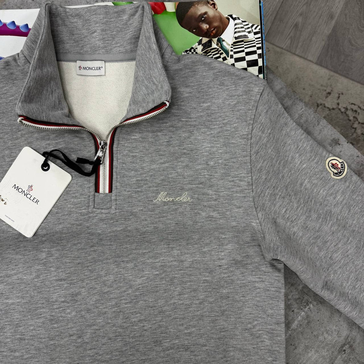 SUPER CLON MONCLE HALF ZIP SWEAT ARRIVED jay1909