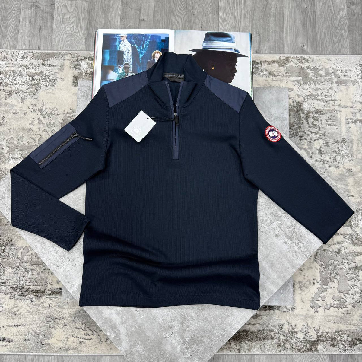 SUPER CLONE CANAD GOOS   HALF ZIP SWEAT jay2009