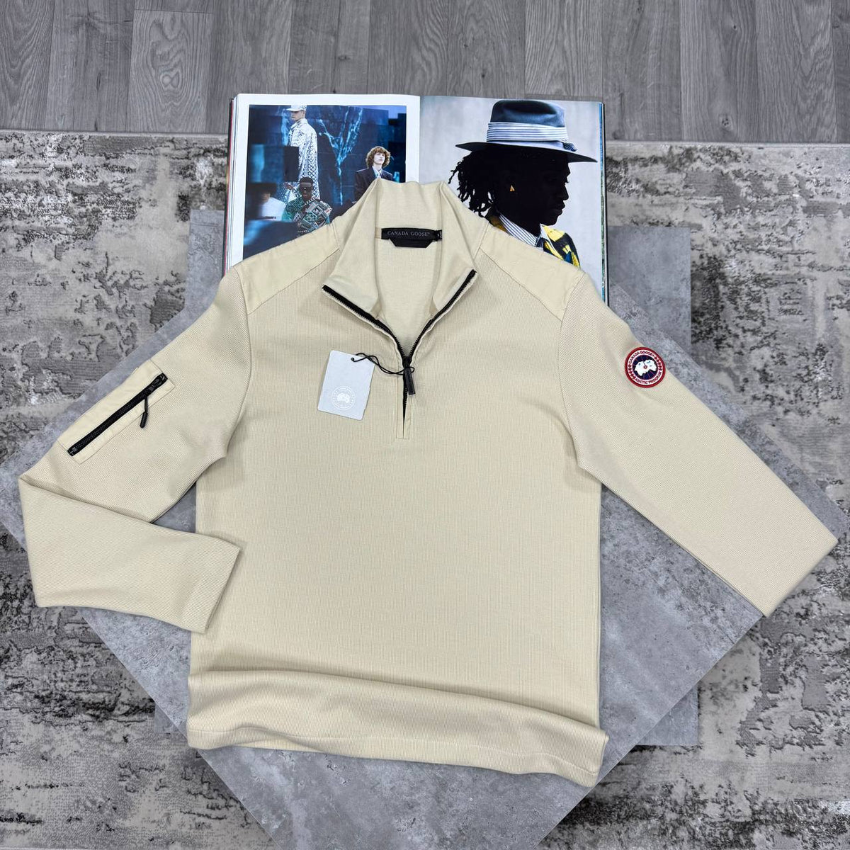 SUPER CLONE CANAD GOOS   HALF ZIP SWEAT jay2009