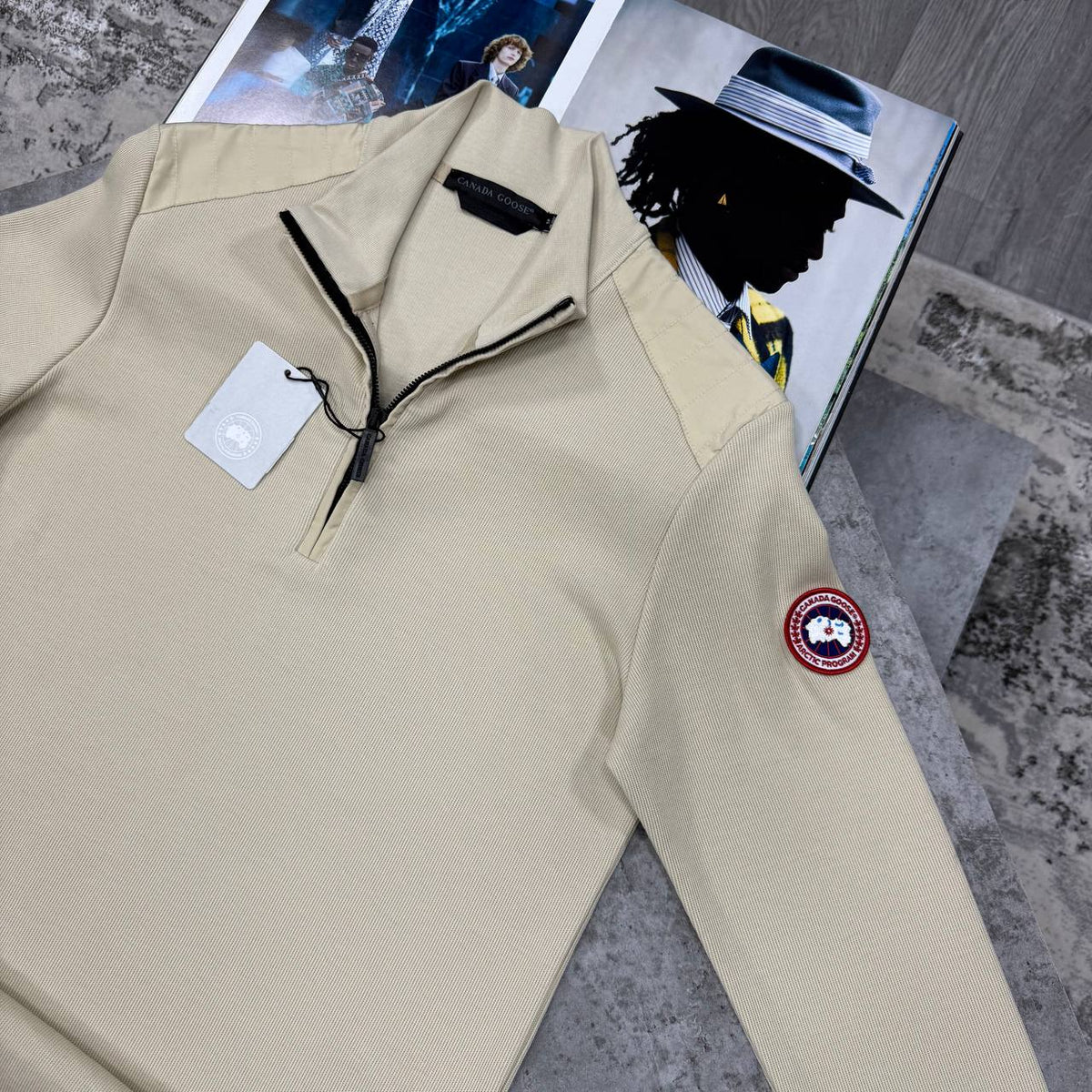 SUPER CLONE CANAD GOOS   HALF ZIP SWEAT jay2009