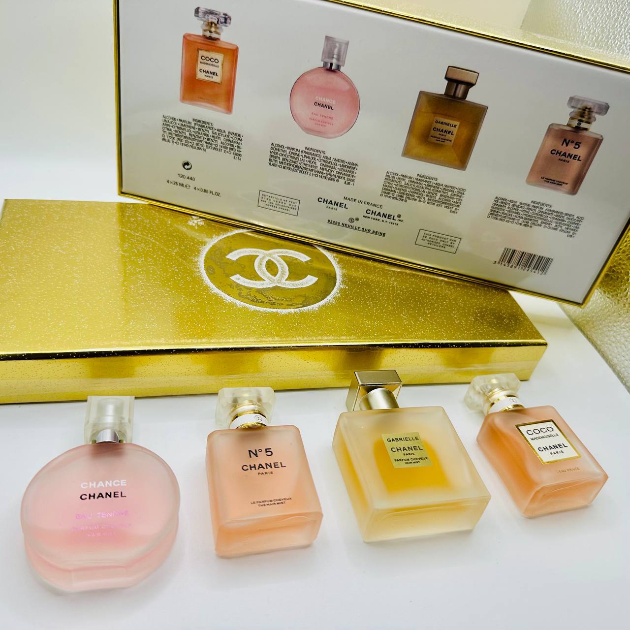 CHANL GIFT SETS  AVAILABLE to1211 25ML