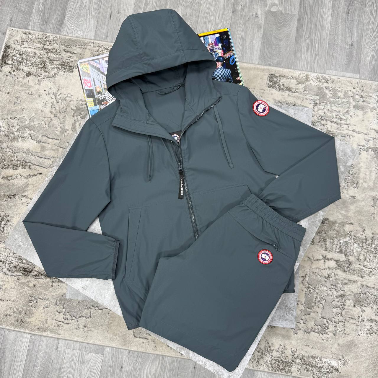 SUPER CLON CANAD GOOS LIGHTWEIGHT JACKET ND SHORTS SET jay3006