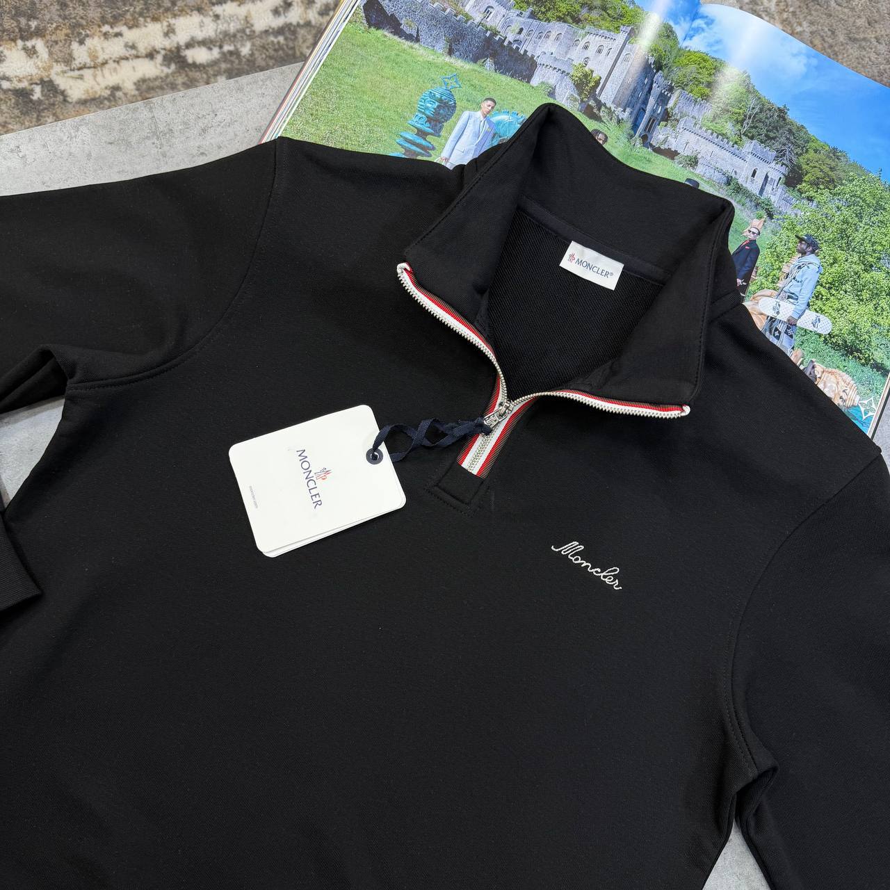 Superclon Quality Moncle Half Zip Jumper ha0509