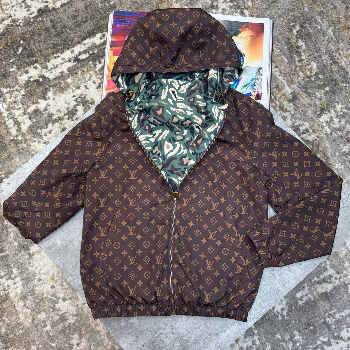 Top quality LV Reversible Jacket ha0509
