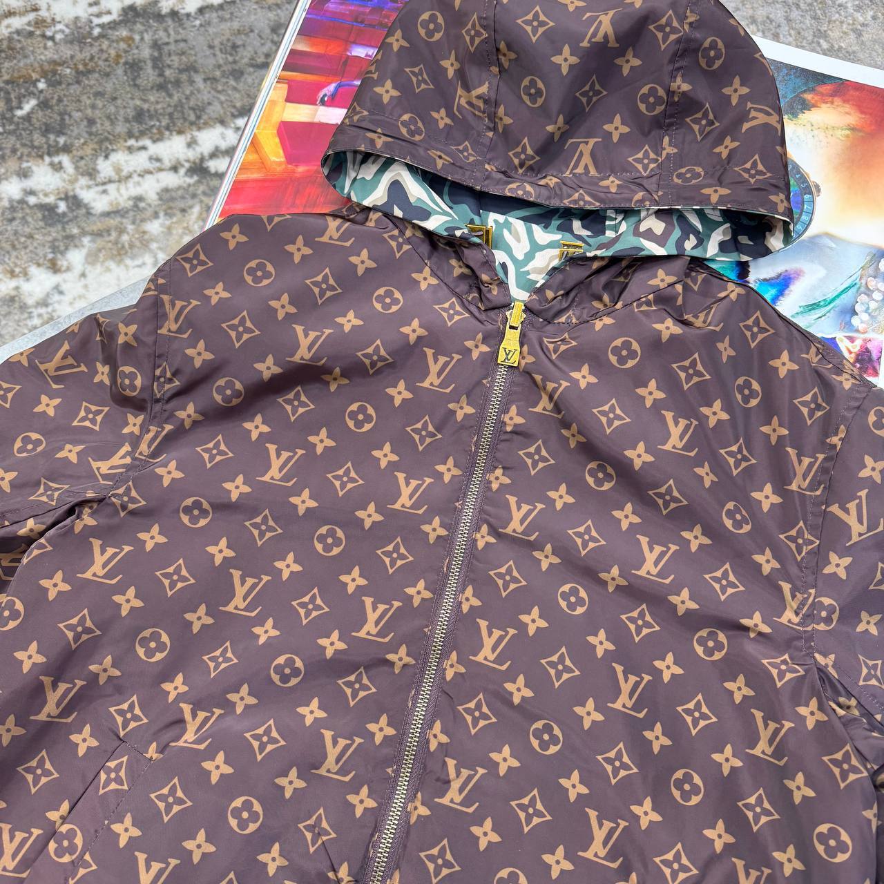 Top quality LV Reversible Jacket ha0509