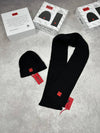 HUG BOSS beanie AND scarf SET WITH PACKING am2808