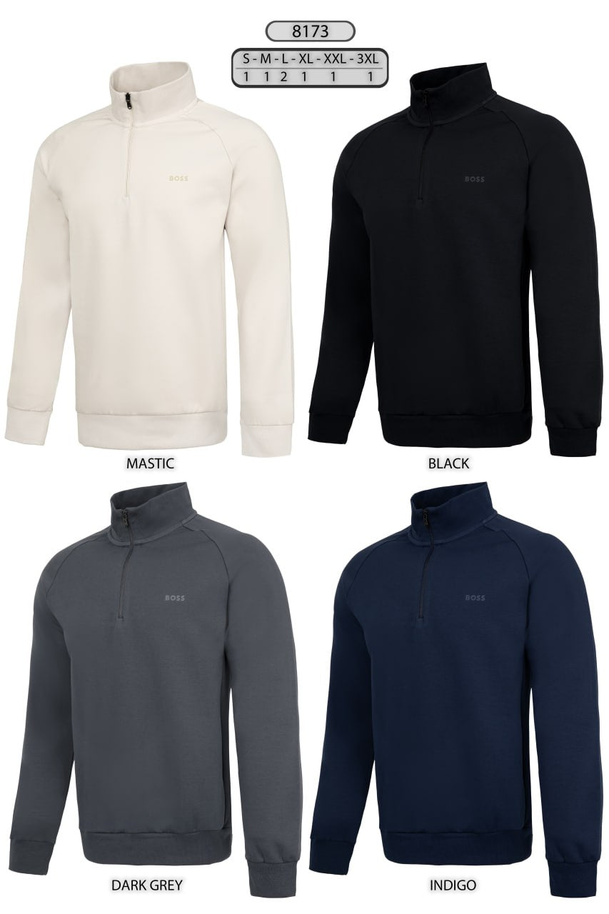 SUPER CLON BOSS HALF ZIP SWEAT jay1909