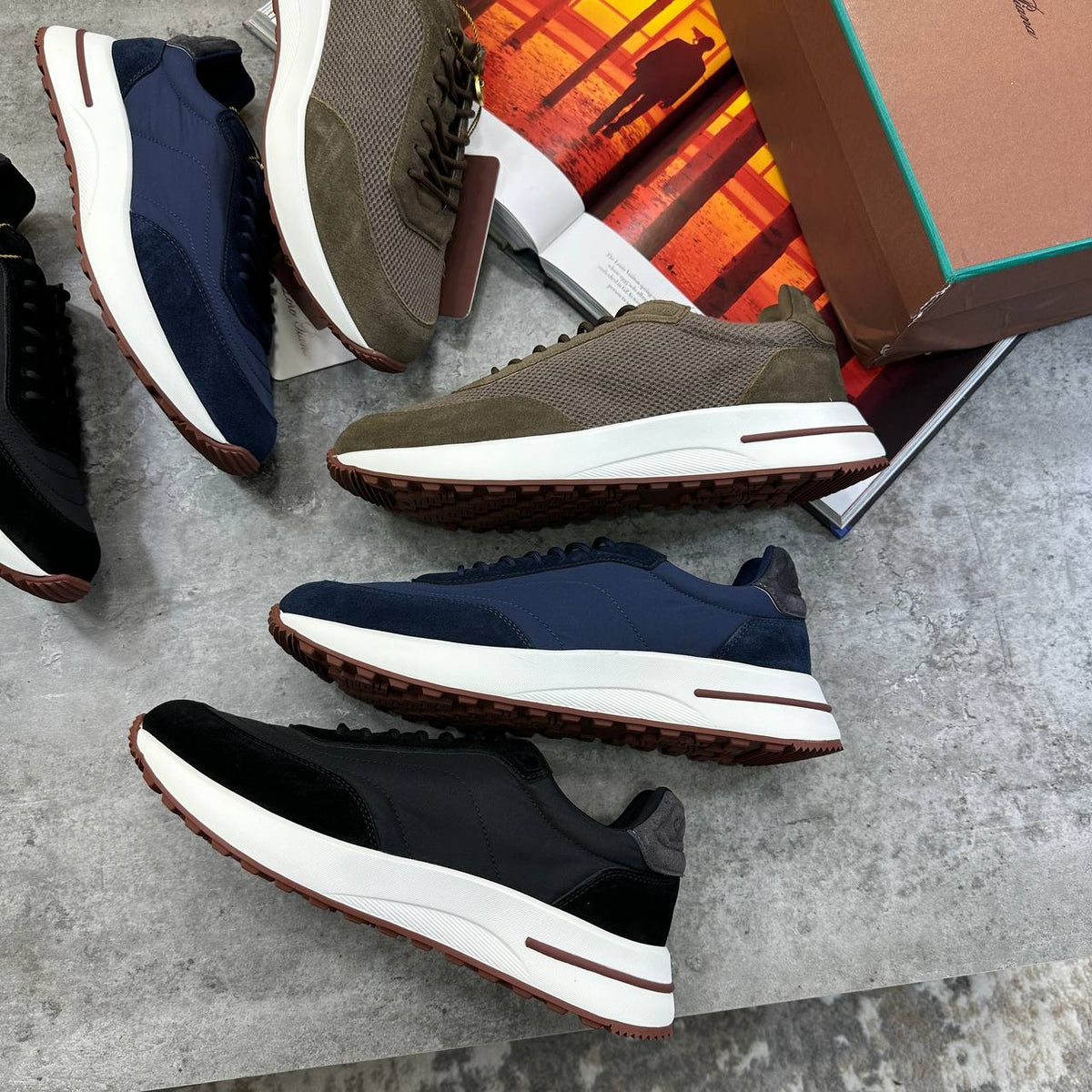 Superclon quality Lor piana Trainers ha1109