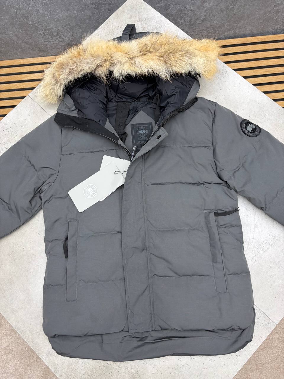 SUPER CLON CANAD GOOS JACKETS WITH REAL FUR am1309