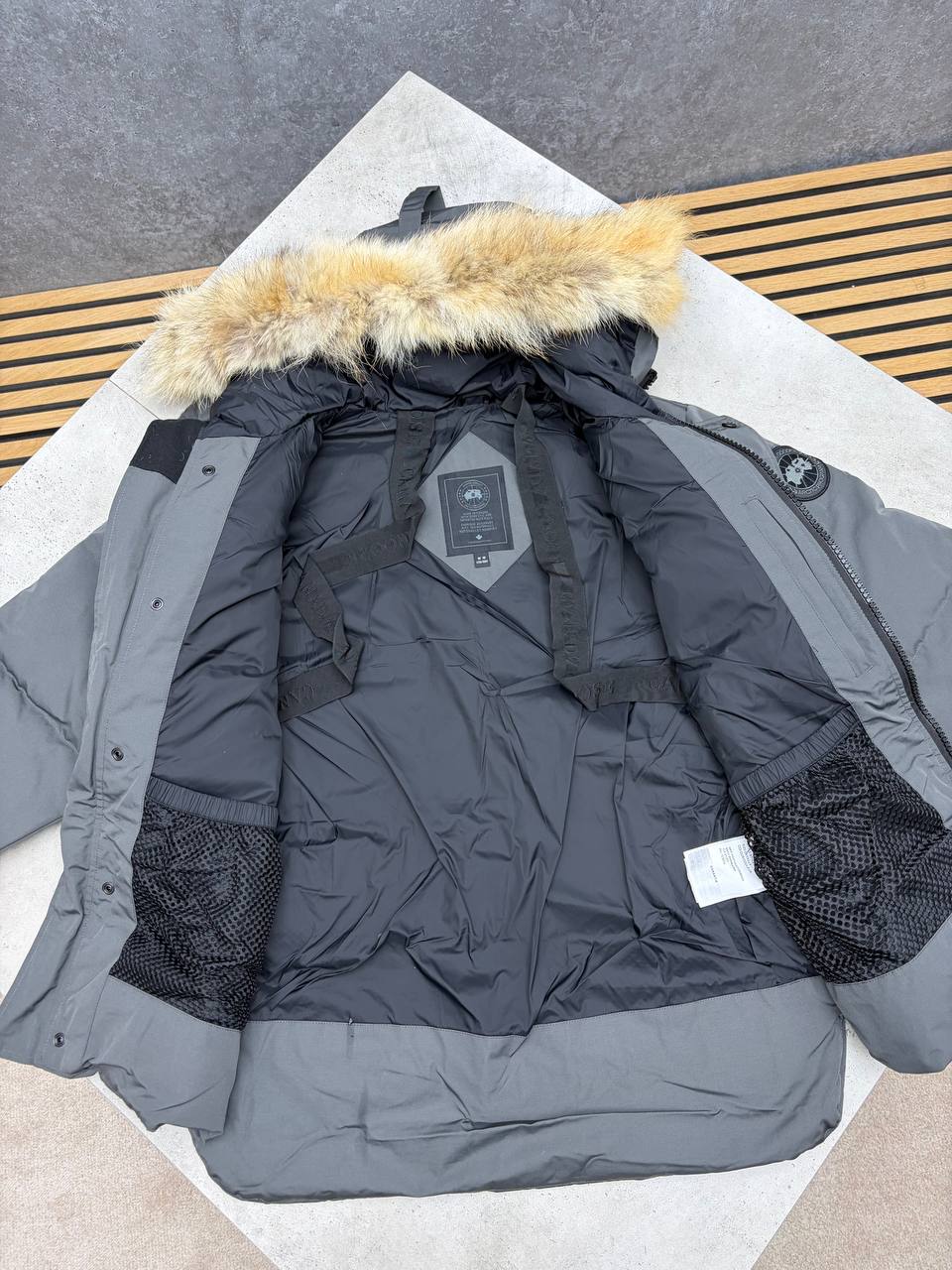 SUPER CLON CANAD GOOS JACKETS WITH REAL FUR am1309