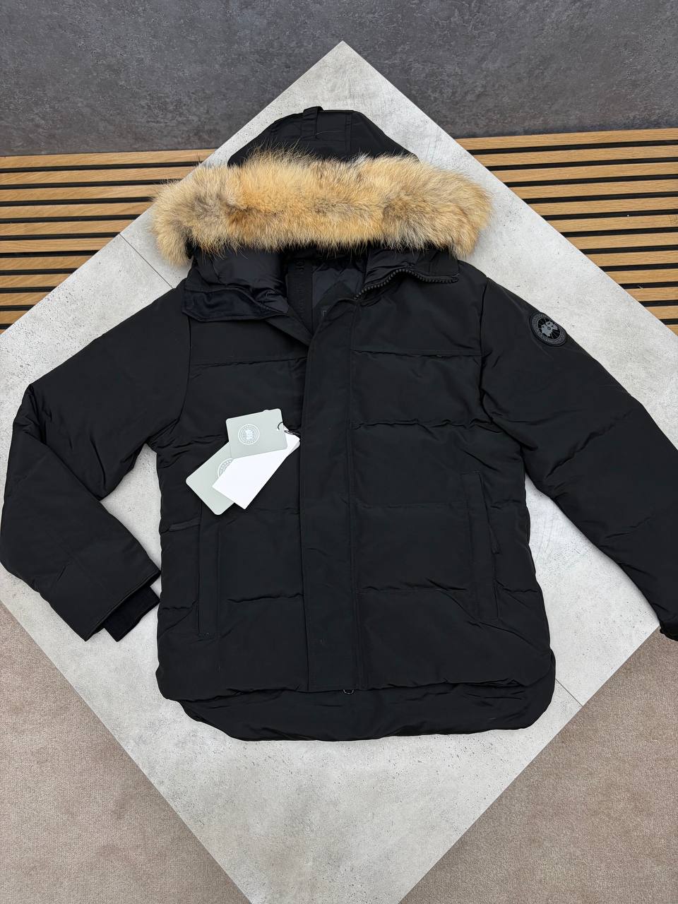 SUPER CLON CANAD GOOS JACKETS WITH REAL FUR am1309