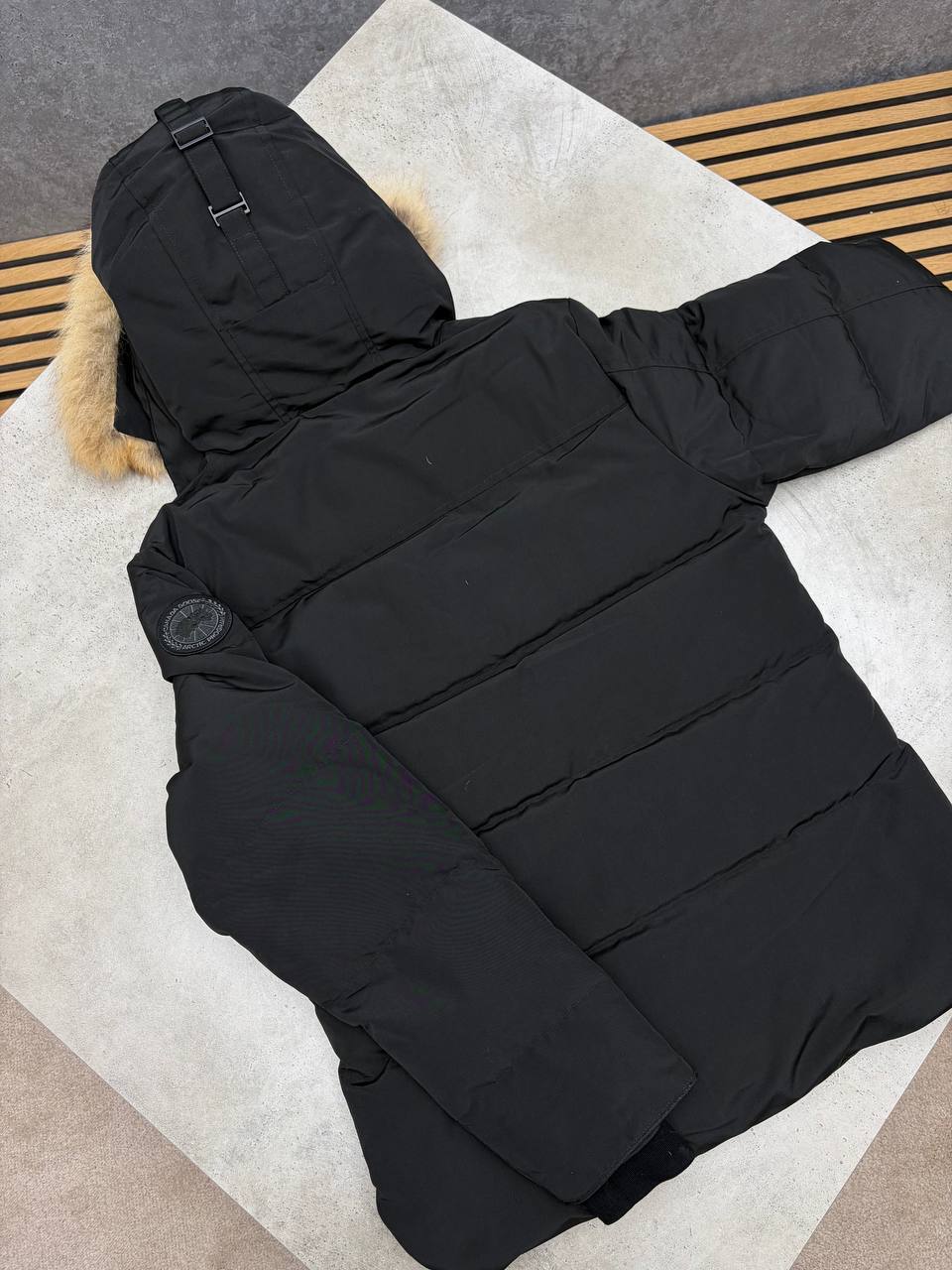 SUPER CLON CANAD GOOS JACKETS WITH REAL FUR am1309