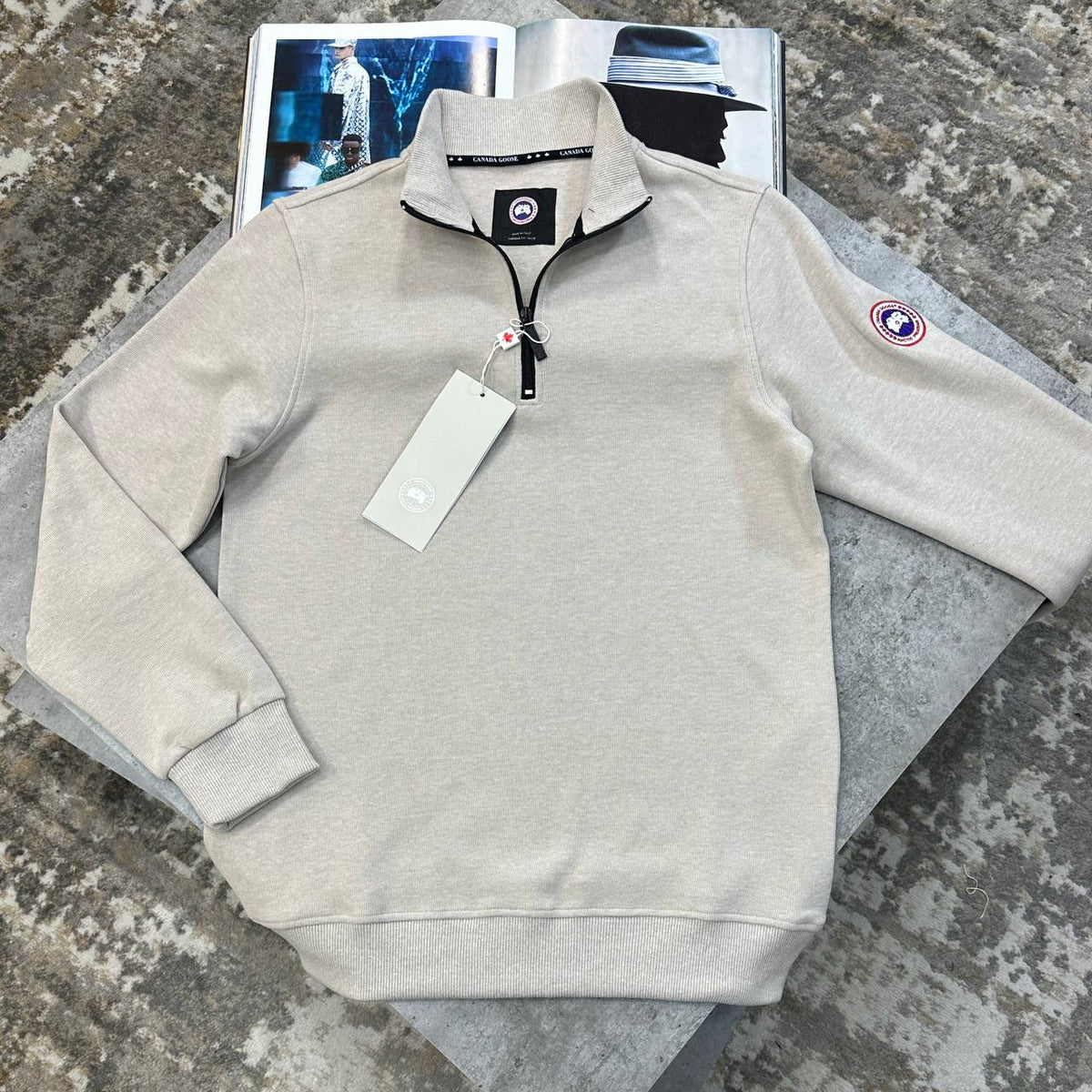 Superclon quality Canad goos half zip jumper ha1309