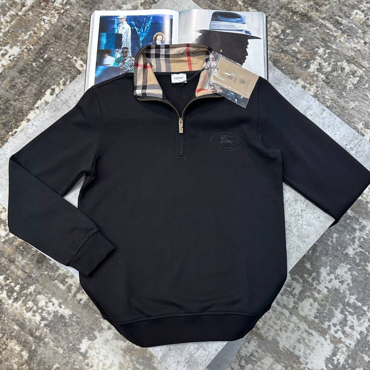 Superclon quality Burber half zip jumper ha1309