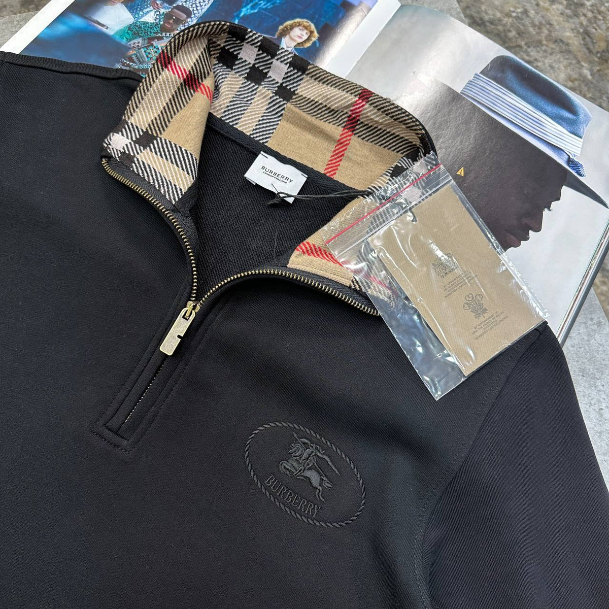 Superclon quality Burber half zip jumper ha1309