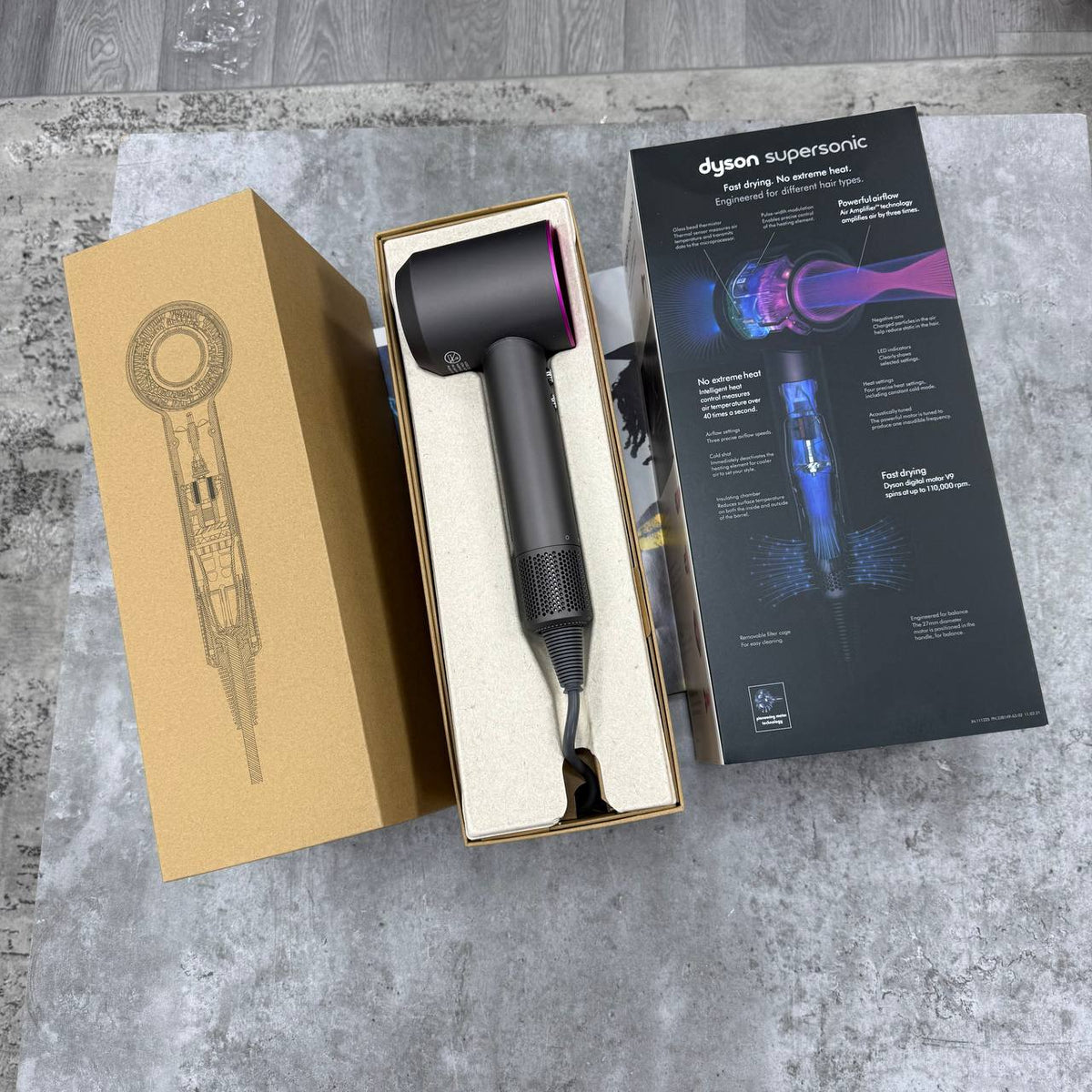 SUPER CLON DYSON SUPERSONI HAIR DRYER WITH FULL PACKAGING ETC jay1509