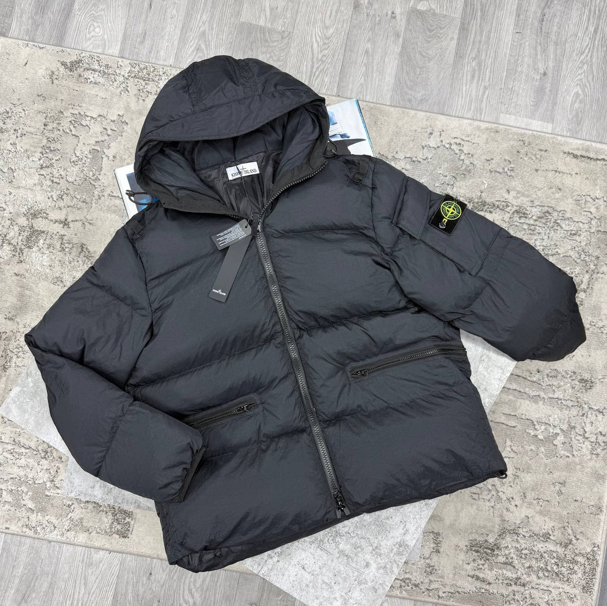SUPER CLON STONE CRINKLE PUFFER JACKET jay1509