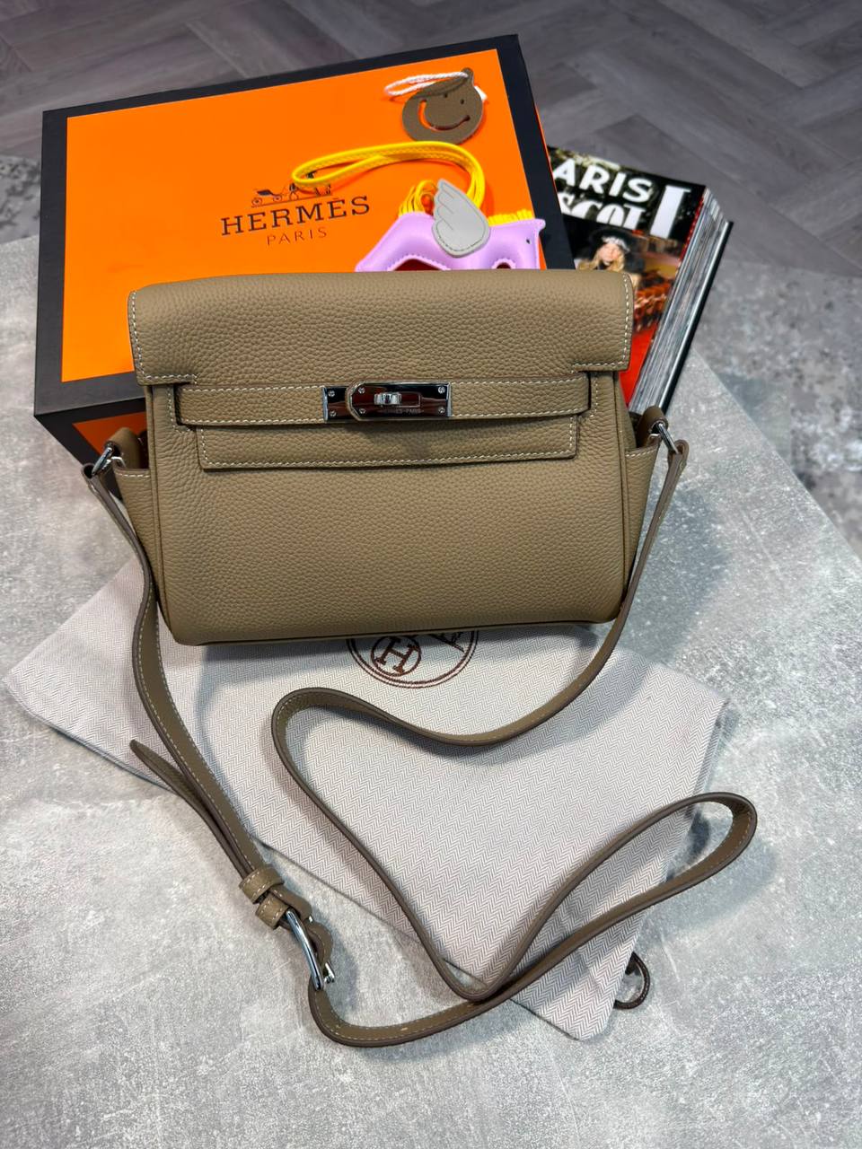 Super Clon Herme Mens Bag  Boxed and Packaged aj1609