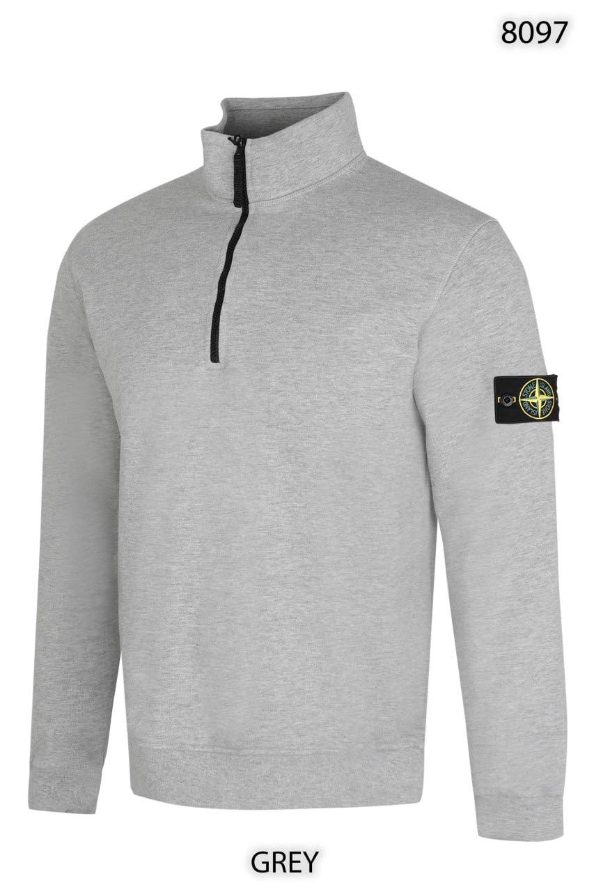 SUPER CLON STONE  HALF ZIP SWEATS jay1609