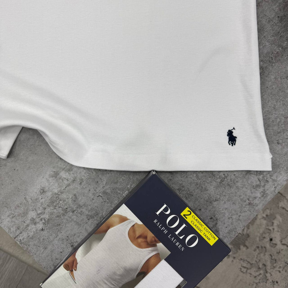 SUPER CLON RALP LAURE CLASSIC COTTON TANK 2 PCS IN A PACK jay1408