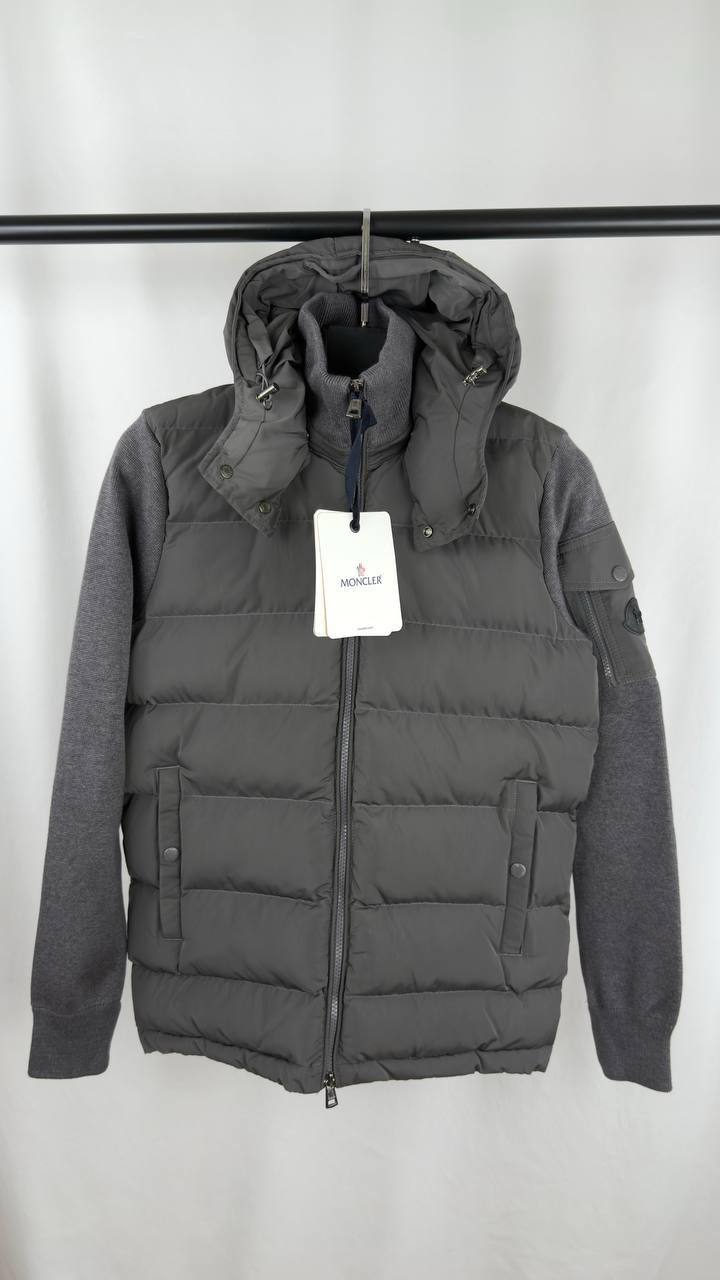 Moncle detachabl hood knitted cardigan jj1809