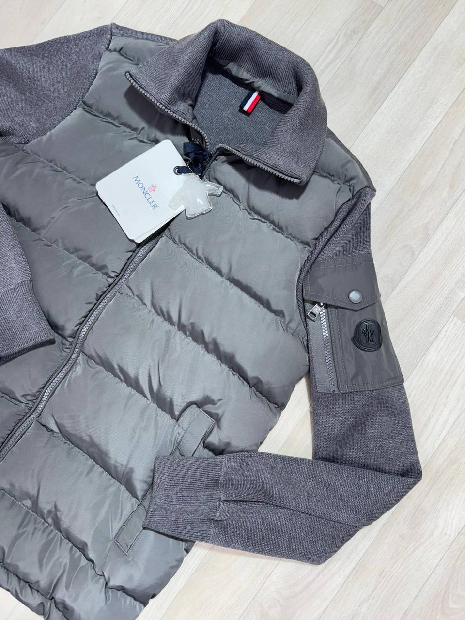 Moncler detachable hood knitted cardigan jj1909