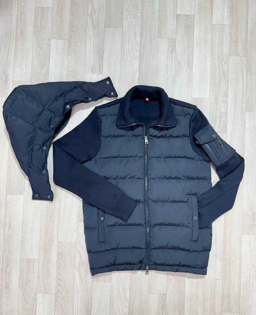 Moncler detachable hood knitted cardigan jj1909