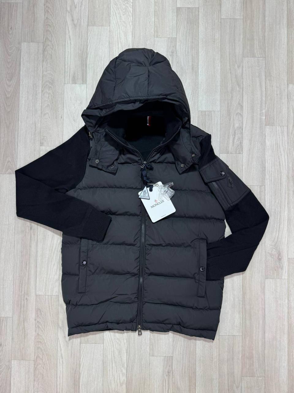 Moncler detachable hood knitted cardigan jj1909