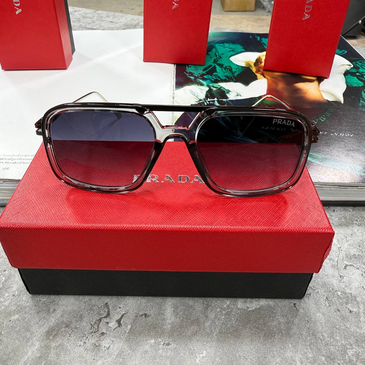TOP QUALITY PRAD SUNGLASSES 🕶️ WITH FULL PACKAGING ETC jay2707