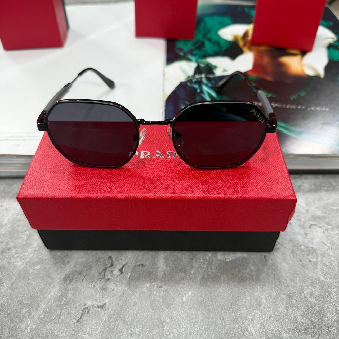 TOP QUALITY PRAD SUNGLASSES 🕶️ WITH FULL PACKAGING ETC jay2707