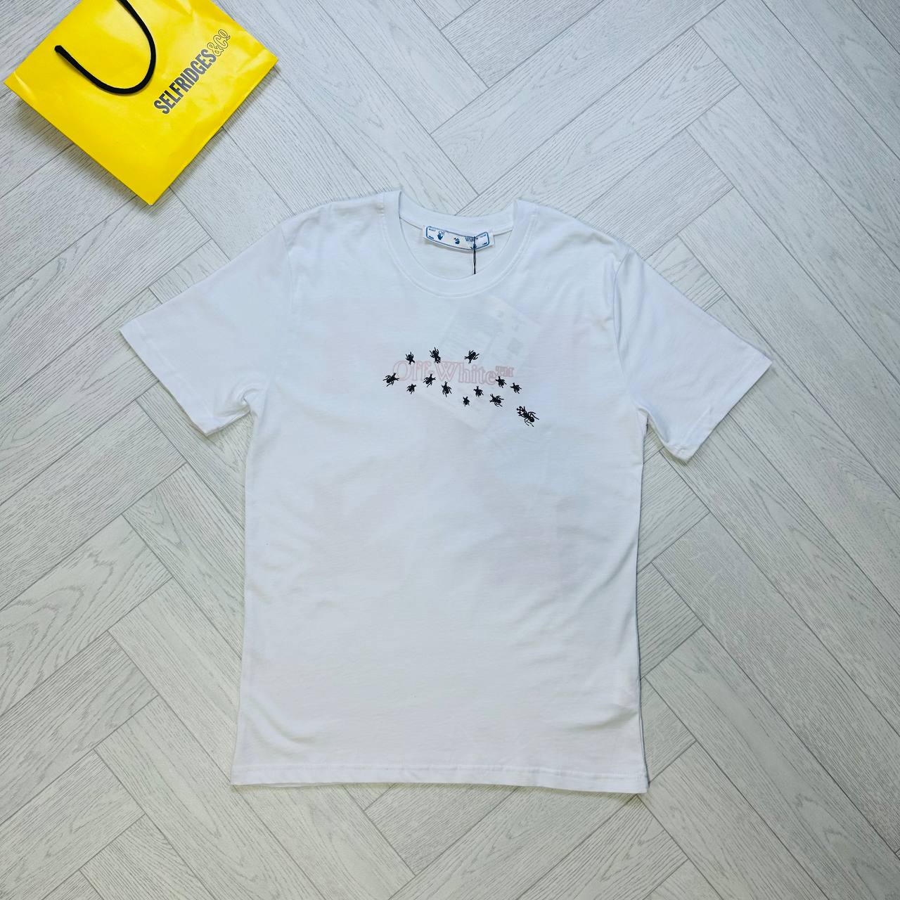 QUALITY OFF WHITE TEES to0109