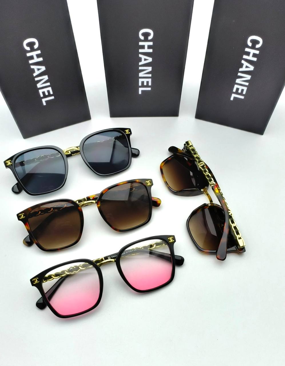 CHANE SUNGLASSES COME WITH BOX ETC am2306