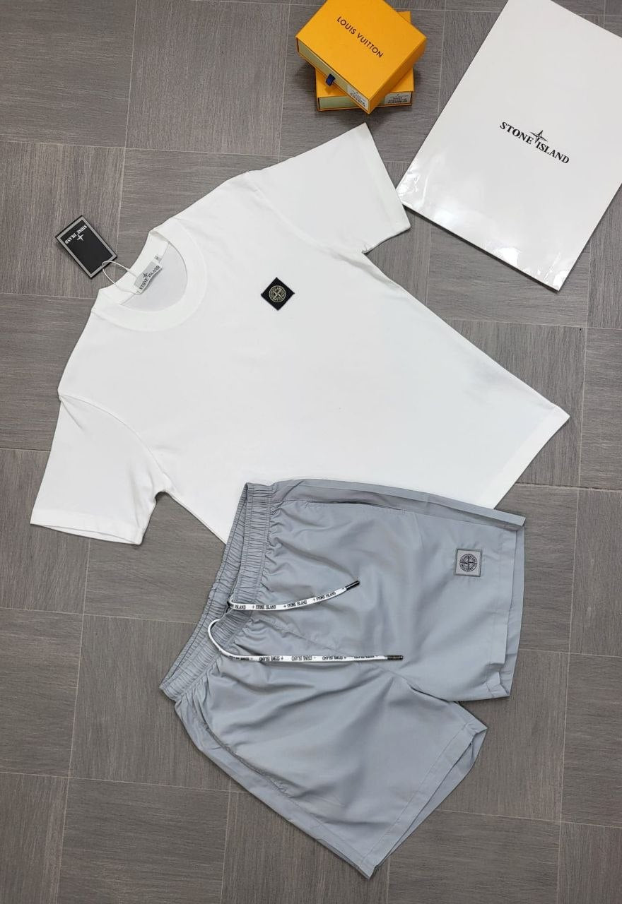 SUPERCLON QUALITY STON ISLAN SHORT SET WITH *BAG* ak2406
