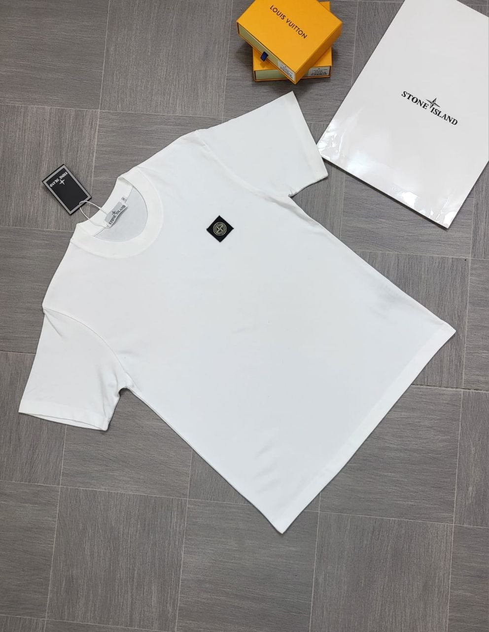 SUPERCLON QUALITY STON ISLAN T - SHIRT WITH *BAG* ak2406