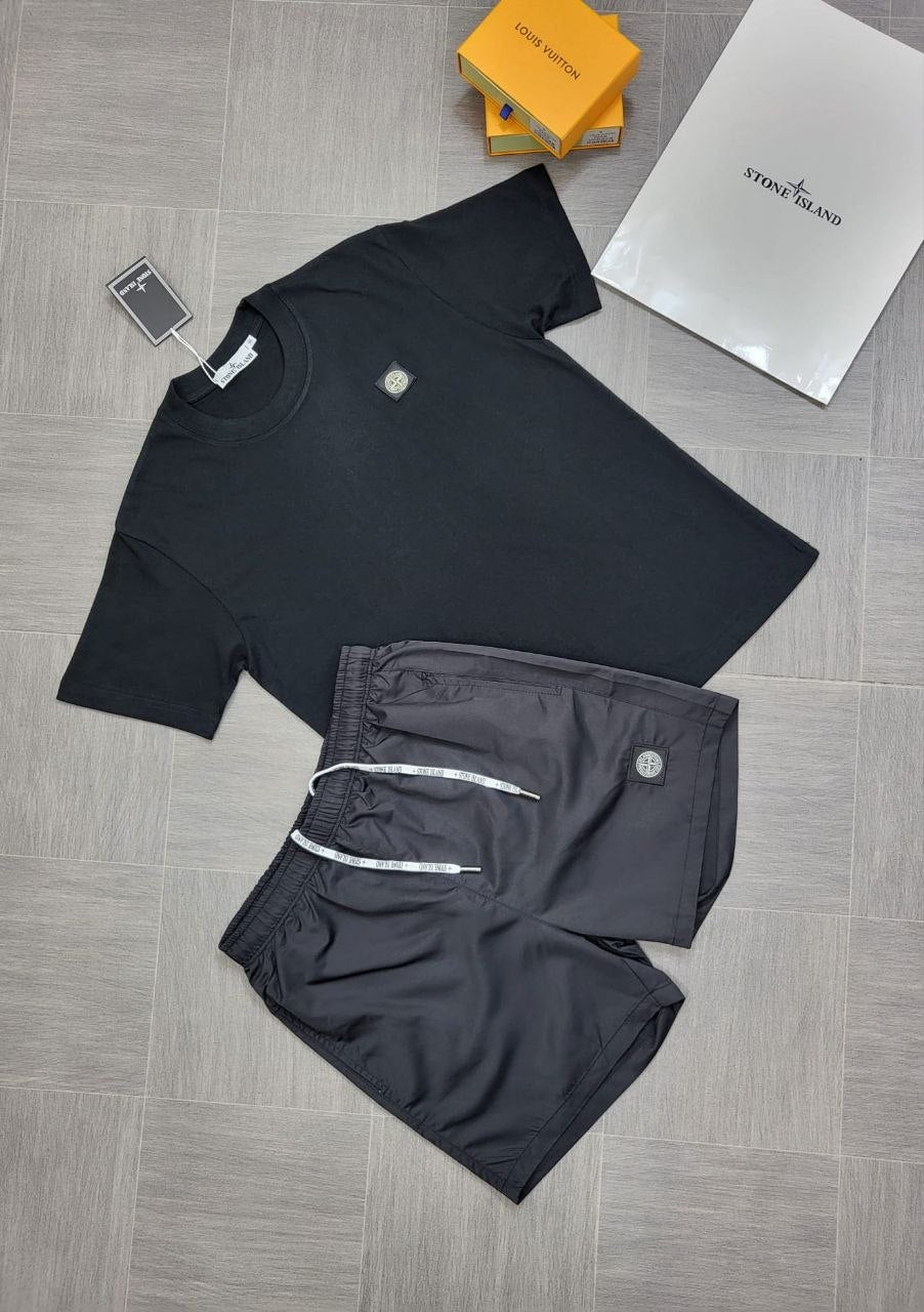 SUPERCLON QUALITY STON ISLAN SHORT SET WITH *BAG* ak2406