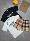 SUPERCLON QUALITY BURBERR SHORT SET WITH *BAG* ak2406