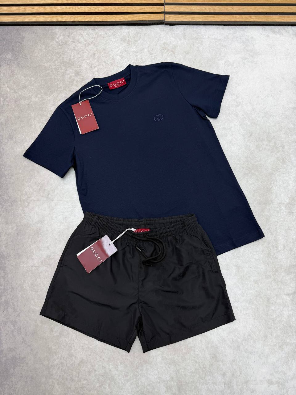 SUPER CLON GUCC SWIM SHORTS SET am2406