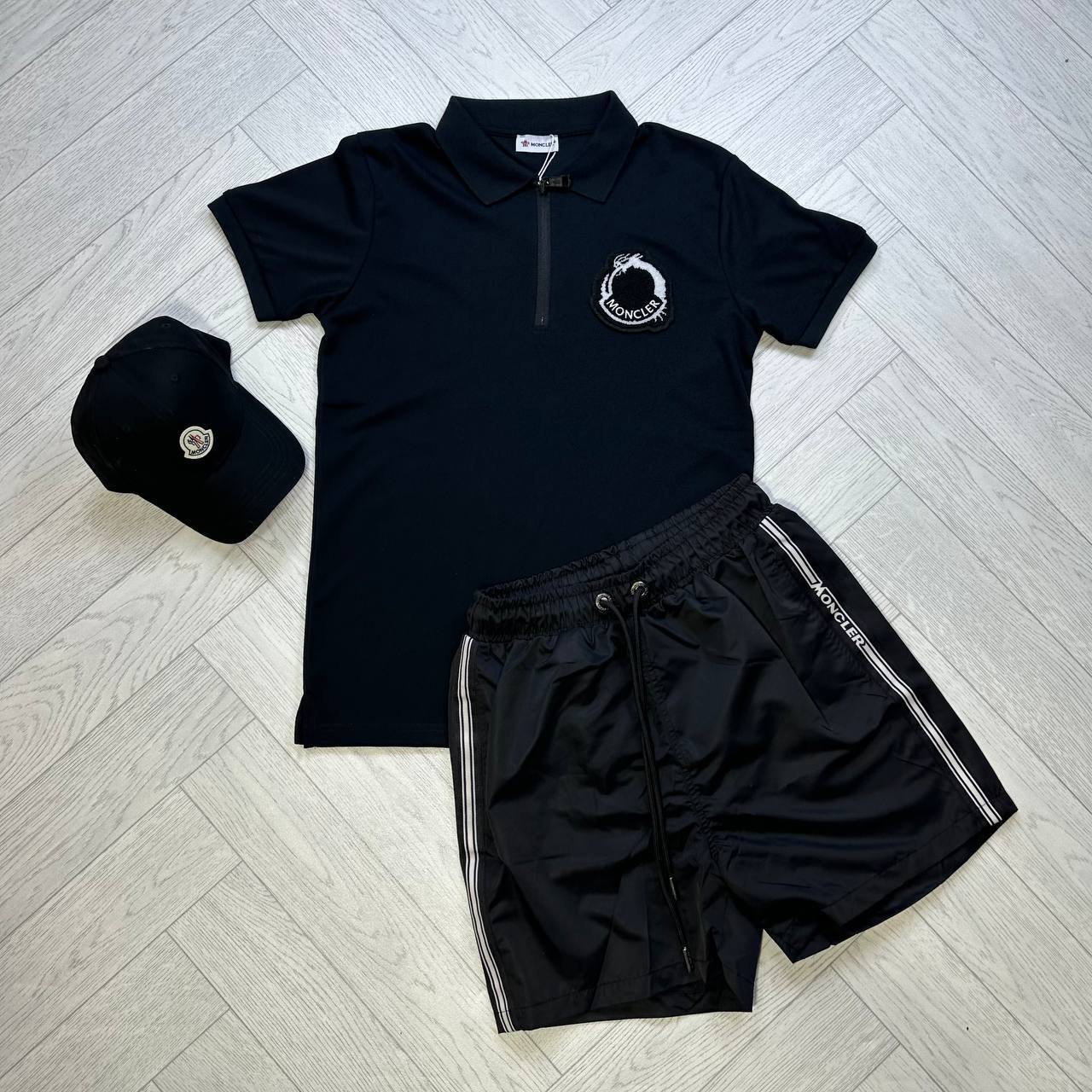 QUALITY MONCLE TEE CAP & SHORT SETS to2706