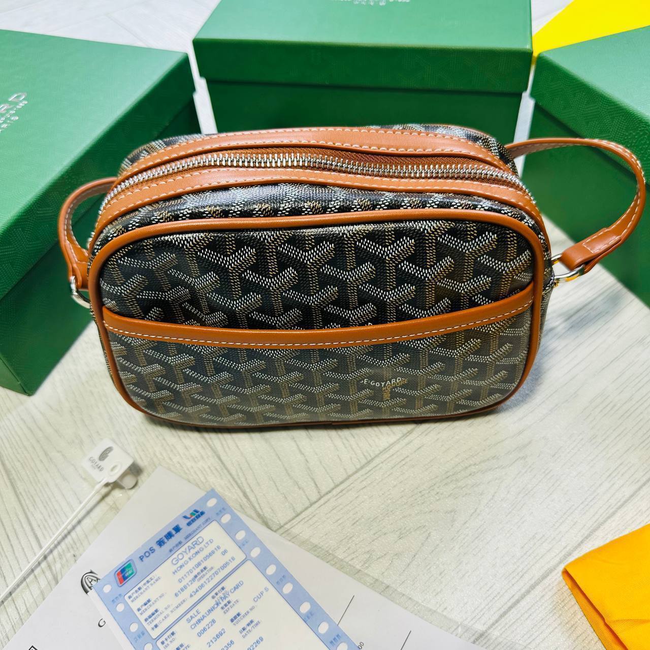 Goyar bag  Come with box and dust bag to2706