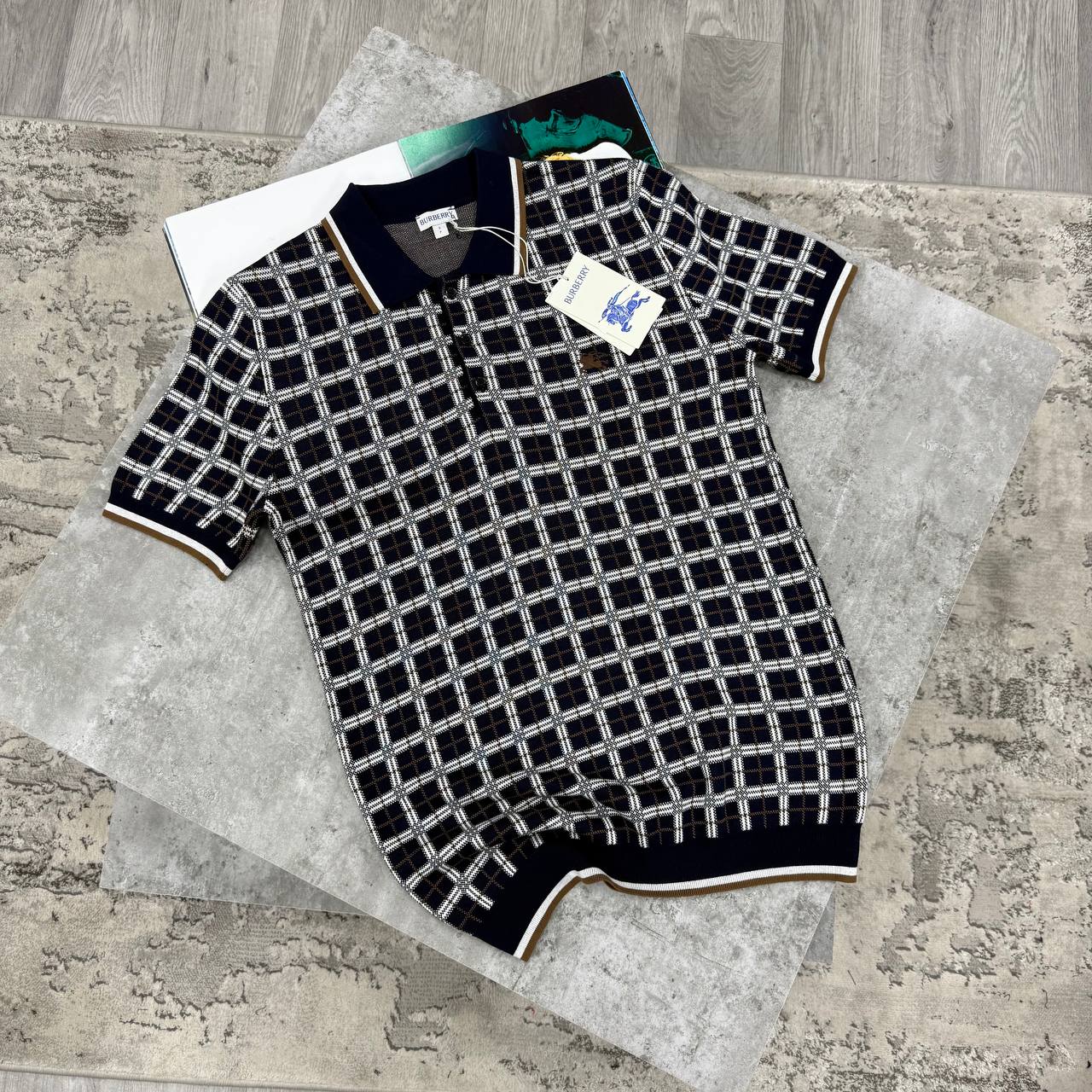 SUPER CLON BURBERR KNITTE POLO jay2706