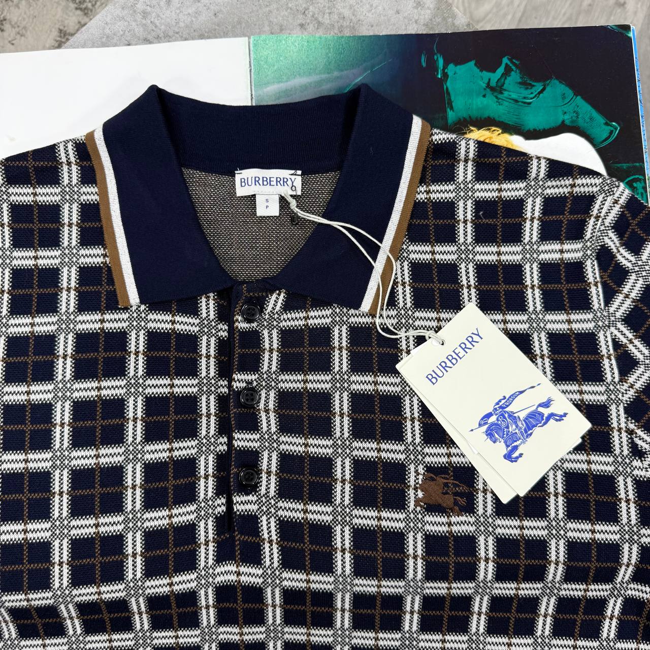 SUPER CLON BURBERR KNITTE POLO jay2706